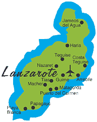 zemljevid La Graciosa