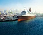 Queen Elizabeth 2, Dubai - namestitev