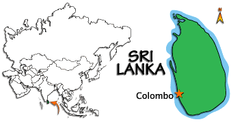 zemljevid Colombo (Šri Lanka)